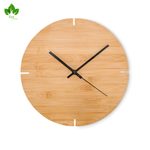 Bamboo wall clock