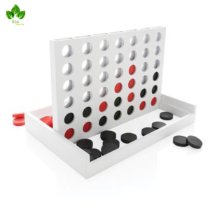 Connect four wooden game
