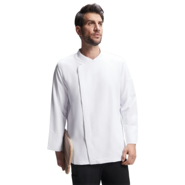 Long-sleeve chef jacket