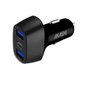 Turbo Cigarette Lighter Charger 37w USB-C + 2x USB-A 3.4a